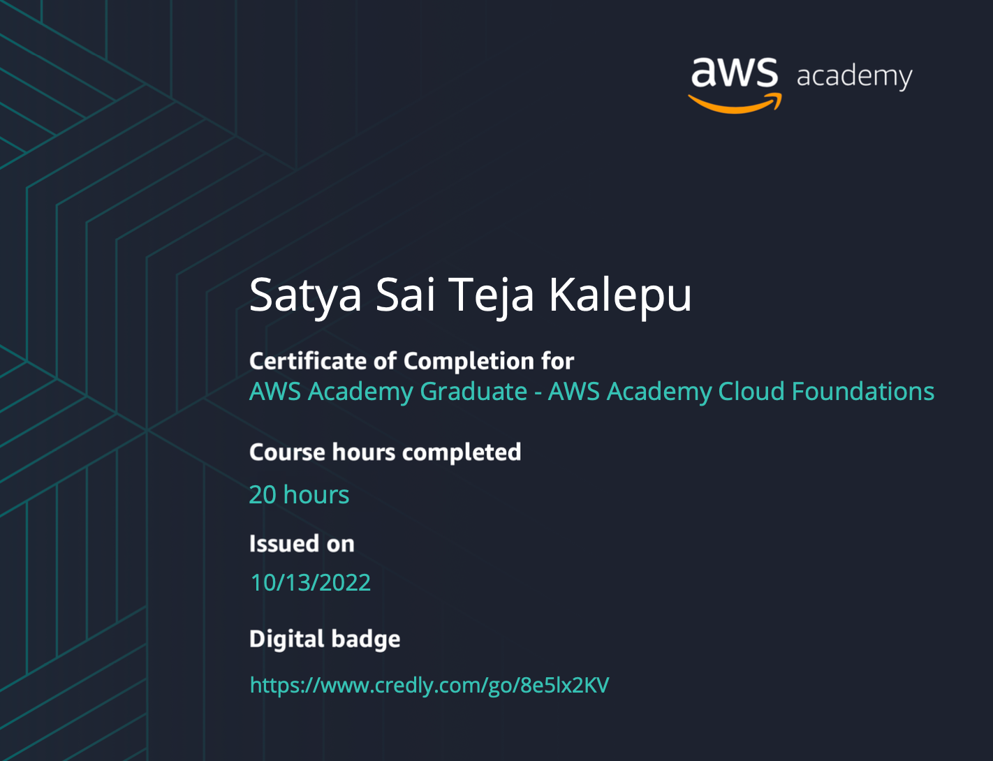 AWS Certified Cloud Foundations