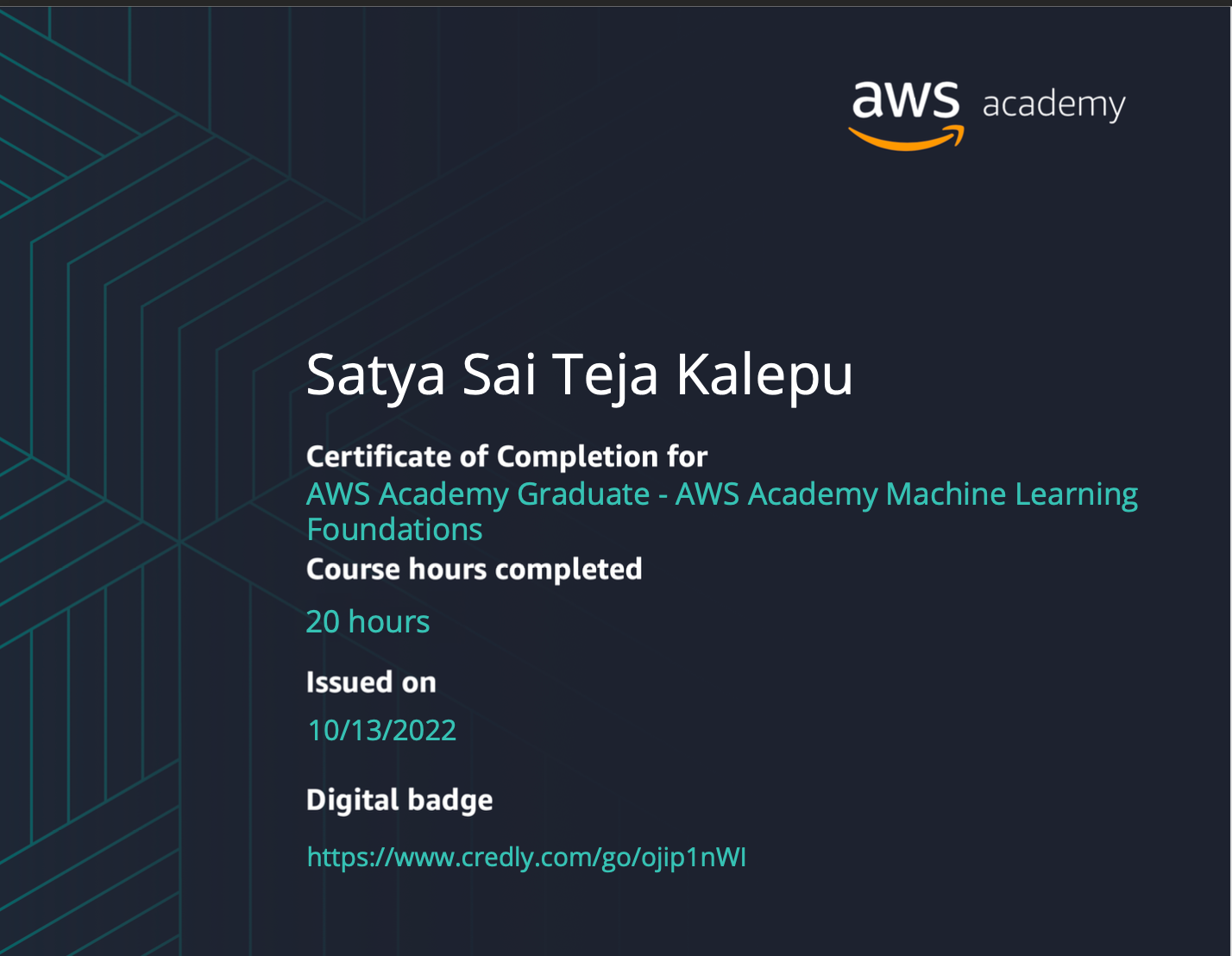 AWS Certified Machine Learning Foundations
